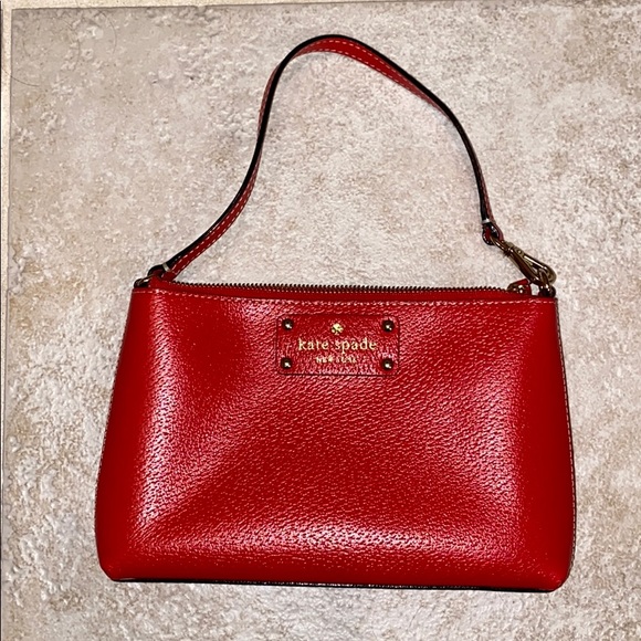 kate spade Handbags - Kate Spade red leather mini 8.5 x 5”